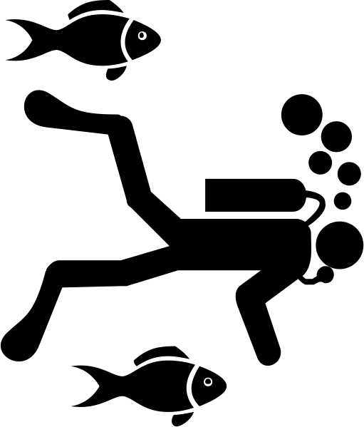 Pictogramme plongé