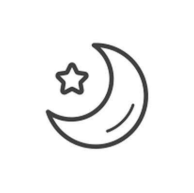 Pictogramme nuits