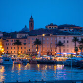 Ajaccio de nuit Corse du sud © Robert Palomba