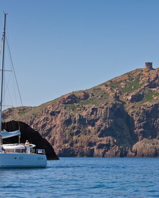 Catamaran à Scandola