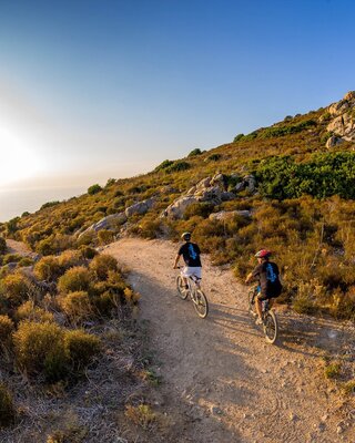 Balade en VTT près du village d'Occi