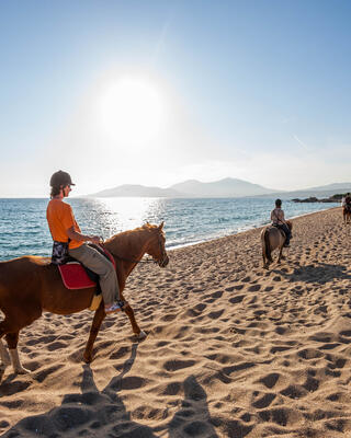 balade cheval calvi famille