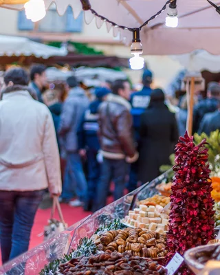 Christmas market in Corsica
