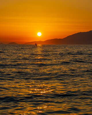 Coucher de soleil à Porticcio