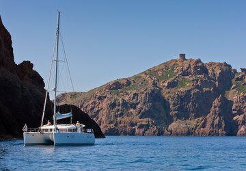 Catamaran à Scandola