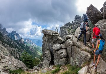 GR20 par la variante alpine de Bavella, Bocca di Truvone