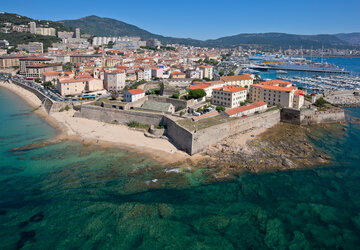 Ajaccio vue du ciel