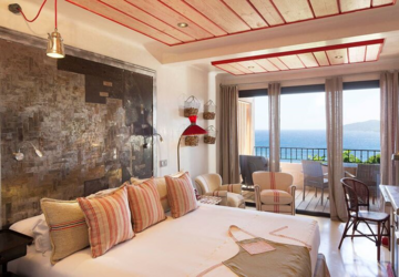 Chambre supérieure vue mer - Hôtel U Capu Biancu