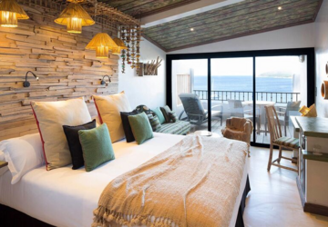 Chambre supérieure vue mer - Hôtel U Capu Biancu