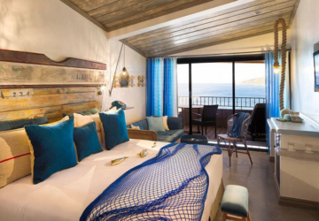 Chambre supérieure vue mer - Hôtel U Capu Biancu