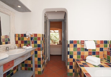 Salle de bain - Hôtel Domaine de Caranella