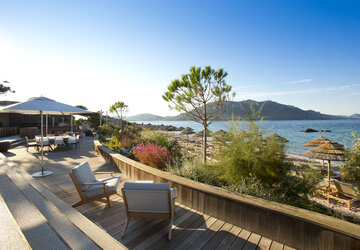 Terrasse du restaurant - Hôtel La Plage Casadelmar