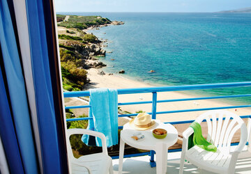 Terrasse vue mer - Hôtel Belambra Arena Bianca