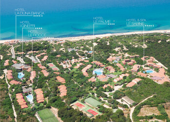 Vue aérienne - Hôtel Delphina Resort & SPA Le Dune
