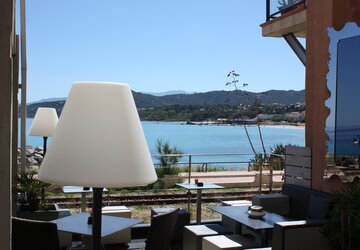 Terrasse vue mer - Hôtel Escale Côté Sud