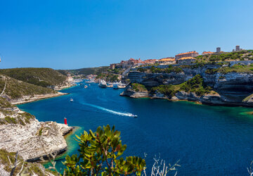 Bonifacio, l'entrée du port