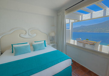 Chambre Deluxe vue mer - A'Mare Corsica