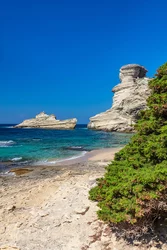 Plage de Saint Antoine à Bonifacio