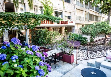 Terrasse - Résidence L'Albion Hôtel