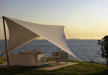 Terrasse vue mer - Hôtel Sofitel Golfe d'Ajaccio Thalassa