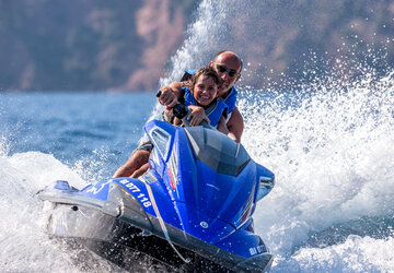 Jet ski en famille