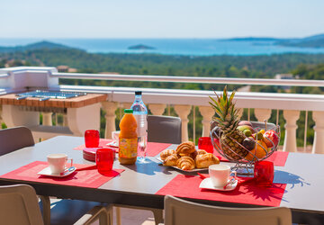 Terrasse villa T3 2 chambres - Résidence Via Mare
