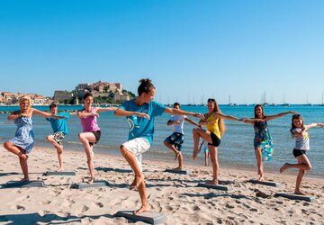 Gym sur la plage de Calvi - Touristra Village Calvi La Balagne