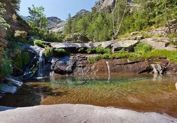 piscine naturelle de Bonifato corse