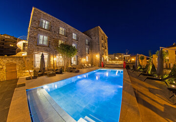 La piscine - Hôtel Hostellerie de l'Abbaye