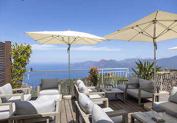 Bar avec vue - Hôtel Capo Rosso