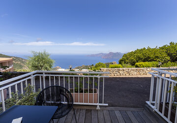 Terrasse chambre confort - Hôtel Capo Rosso