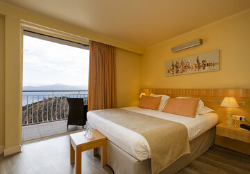 Chambre grand angle - Hôtel Capo Rosso