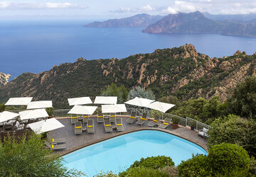 Piscine - Hôtel Capo Rosso