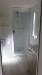 Salle de bain chalet Asco - Camping Dolce Vita
