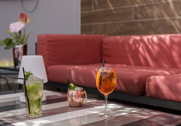 Cocktails en terrasse - Hôtel Le Golfe