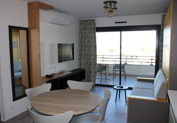 Coin séjour A Torra - Hôtel Résidence A Torra