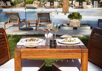 Restaurant piscine hôtel corsica à Calvi  - Hôtel Corsica