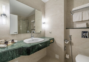 Salle de bain hôtel Corsica, Calvi - Hôtel Corsica