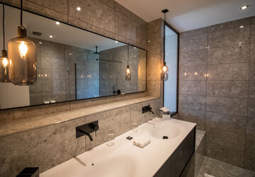 Salle de bain suite parentale Hôtel Mariosa Porto-Vecchio - Hôtel Mariosa