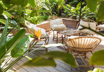 Terrasse Grand hôtel de Cala Rossa - Grand Hôtel de Cala Rossa
