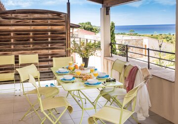 Terrasse Résidence Les hameaux de Capra Scorsa - Résidence Odalys Les Hameaux de Capra Scorsa