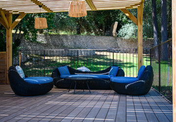 Terrasse Hôtel Prea Gianca Bonifacio
