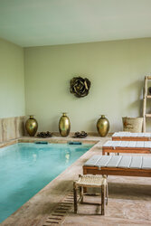 Piscine intérieure hôtel Minsincu Cap Corse - Hôtel Misincu