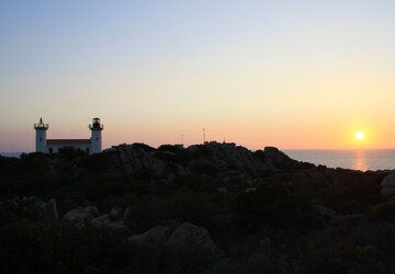 Phare de Senetosa au coucher de soleil - Fanali di Senetosa