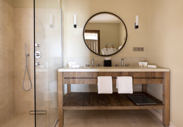 Hôtel Les Régalia chambre mer salle de bain - Les Régalia Hôtel & Spa