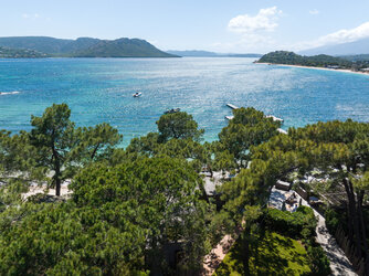 Grand Hôtel de Cala Rossa vue aérienne - Grand Hôtel de Cala Rossa