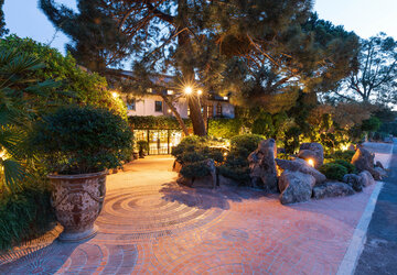 Grand Hôtel de Cala Rossa devanture réception - Grand Hôtel de Cala Rossa
