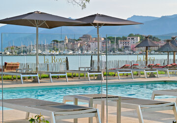 Hôtel La Roya Saint Florent piscine  - Hôtel La Roya