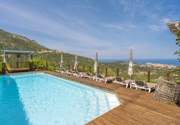 Domaine Baggia Donne piscine vue mer - Meublé de tourisme Domaine Bagia Donne