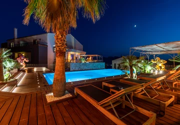 Hôtel A Casa di Ma piscine de nuit - Hôtel A Casa di Mà